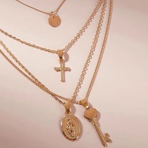 Love & Faith Multi Layer Necklace